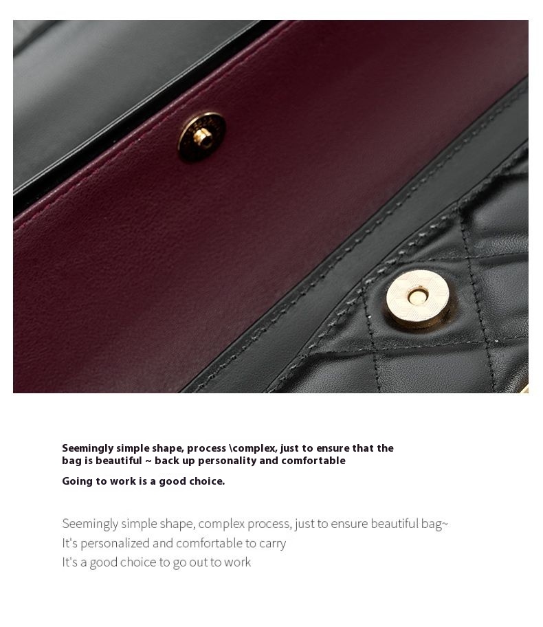 black leather bag