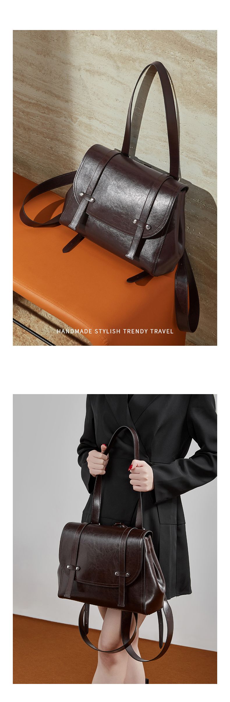 durable leather bag