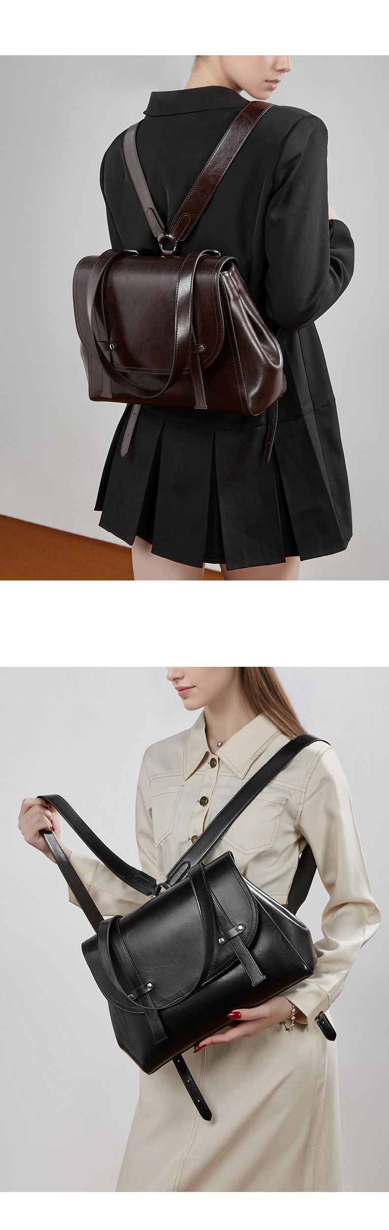 luxury leather bag