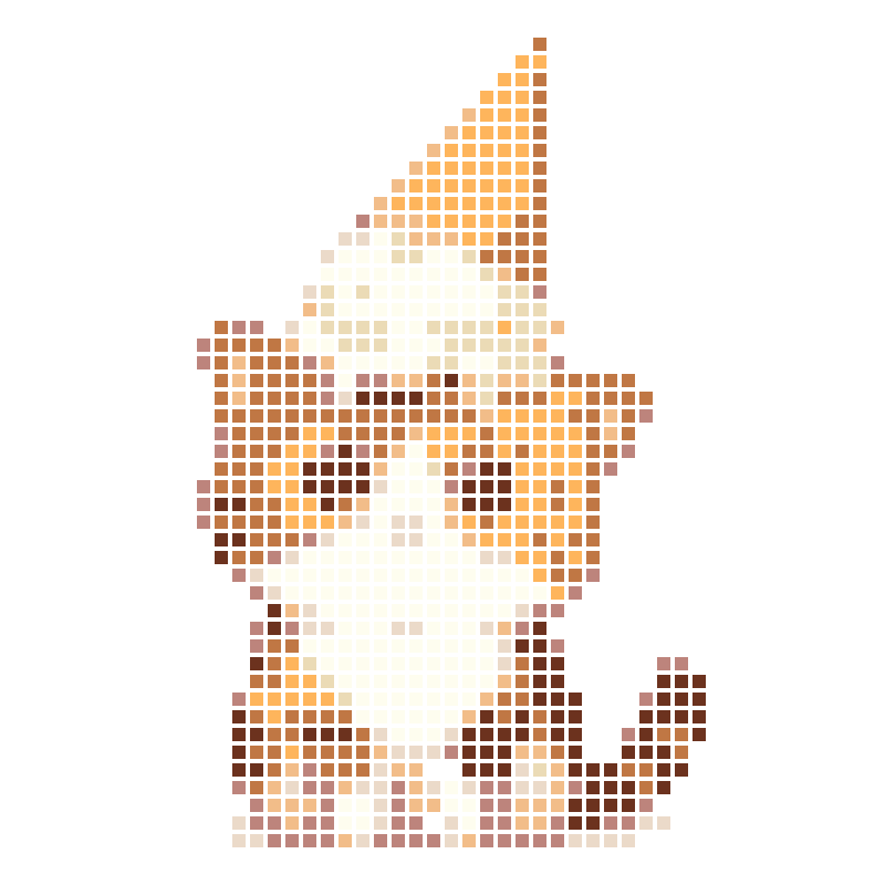 A silly, adorable calico kitten with melting ice cream on its head