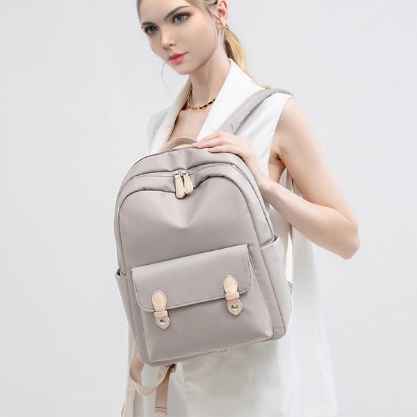 New Fashion 14-inch Notebook Backpack Women's Business Commute Versatile Computer Bag Large Capacity Lightweight Backpack