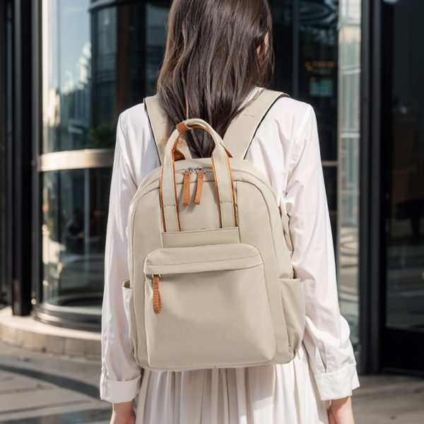 Women's Multi-Use Commute 14-inch Laptop Backpack New Simple Versatile Waterproof Travel Large Capacity Bag