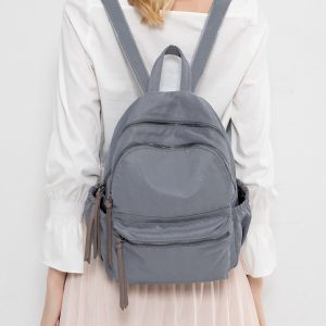Waterproof Oxford Cloth Backpack: Versatile Shoulder Bag for Students, Large Capacity Bookbag, Casual Travel Companion