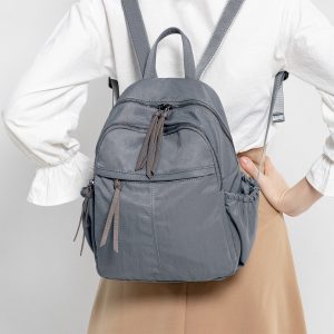 The new soft Oxford cloth fashion women's backpack college students campus wind school bag all-match girls waterproof backpack