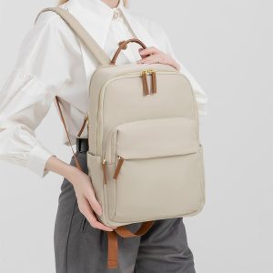 Versatile Waterproof Laptop Backpack for Women: 14-inch, Minimalist Design, Ideal for Commuting, Travel, and Plenty of Storage