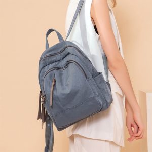 New Fashionable Anti-theft Backpack for Women: Soft Oxford Cloth Shoulder Bag, Lightweight and Spacious Student Bookbag, Ideal for Casual Travel