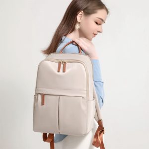 Versatile and Minimalist 14-inch Laptop Backpack for Women: Multi-functional, Spacious Commuter and Travel Bag