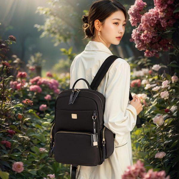 Versatile 14-inch Business Laptop Backpack for Women, New Large Capacity Student Bookbag for Travel, Stylish School Backpack