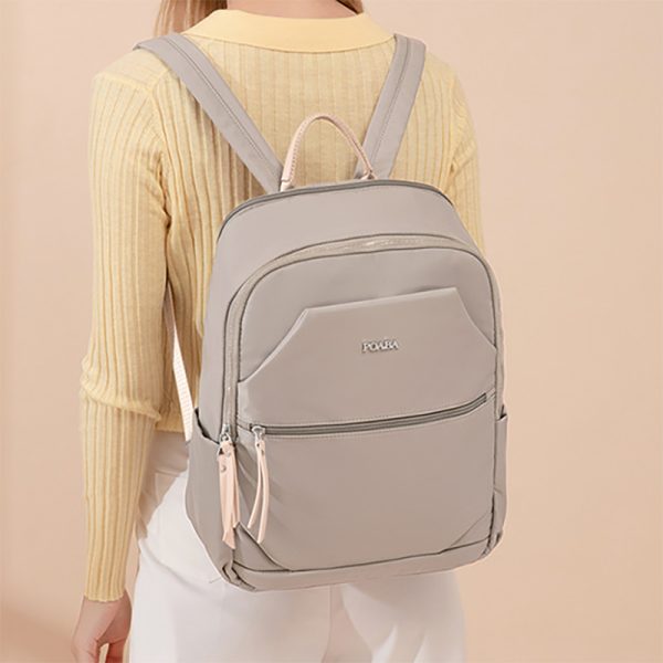 Business 14-inch Laptop Dual Shoulder Bag Large Capacity Women's Travel Bag Student Bookbag Versatile Outdoor Backpack