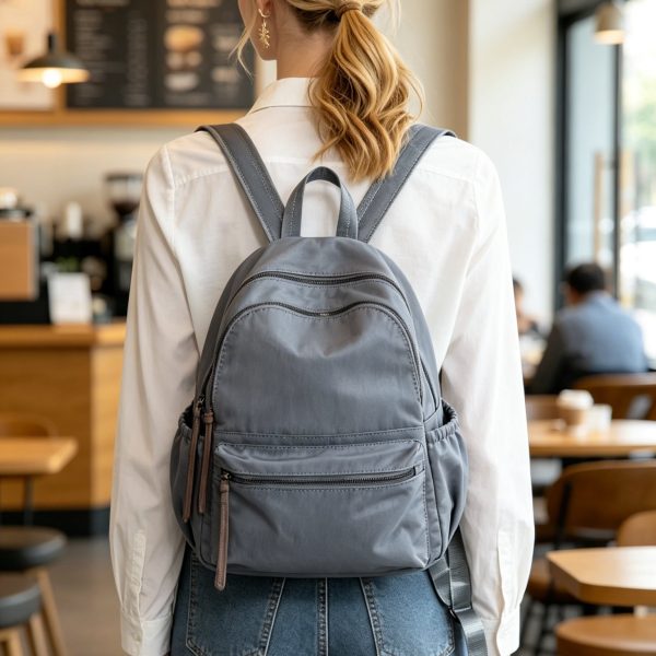 Waterproof Backpack in Korean Style, Versatile Casual Travel Shoulder Bag for Women, Fashionable Lightweight Large Capacity Bookbag