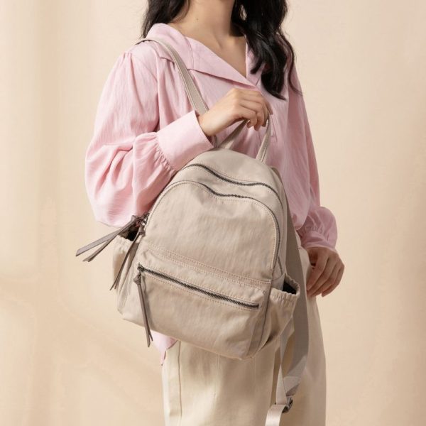 Trendy Korean Style Women's Backpack - New Large Capacity Lightweight Oxford Cloth Casual Travel Backpack School Bag