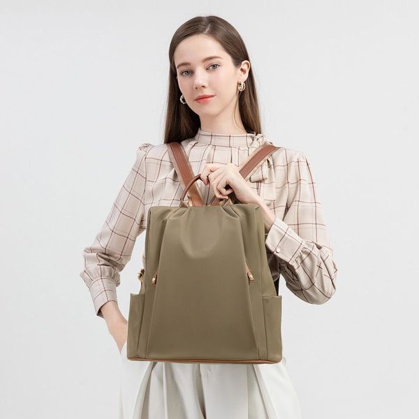 Anti-Theft Lightweight Backpack for Women 2025 New Fashion Large Capacity Oxford Cloth Casual Travel Backpack for Ladies