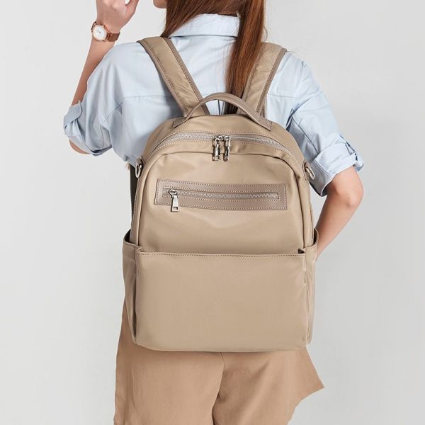 Large Capacity Women's Backpack Lightweight Oxford Waterproof School Bag Fashion Business Travel Backpack Korean Style