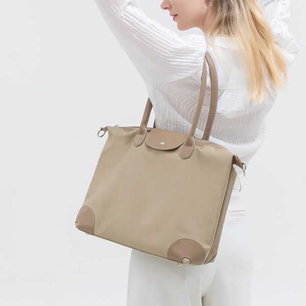 Optimized English Title:  Women's Laptop Tote Bag - Stylish Large Capacity Shoulder Bag for Work & Commute